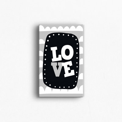 «Love 12 X 18 Baby Canevas Art»