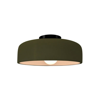 Dottie Ceramic LED Semi Flush Mount