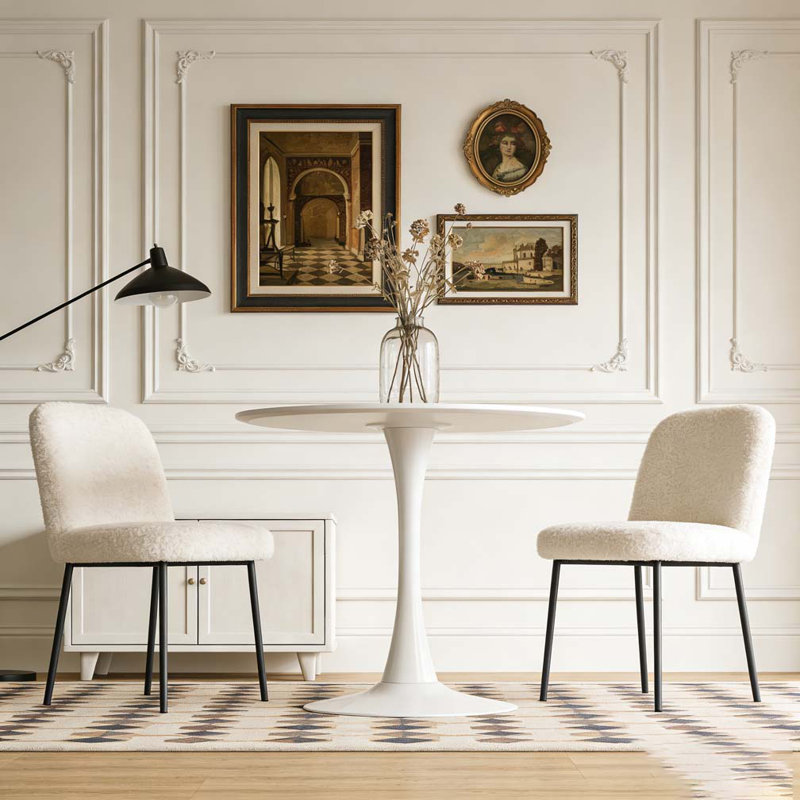 Modern Round Dining Table,Kitchen Dining Room Furniture, Coffee Table, Leisure Table, Living Room Table, Dining Table, Kitchen Table
