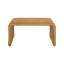 Table basse carrée en rotin tissé (table incluse seulement)-1575782746