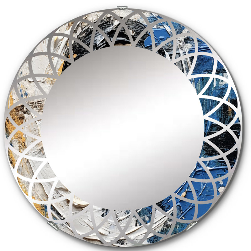 Miroir mural rond Beringen, 24 po x 24 po
