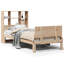Bookcase Bed Without Mattress Solid Wood Pine-1260645470