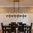 8 - Light Dimmable Industrial Kitchen Island Linear Chandelier for Pool Table Dining Room-430712879-433209134