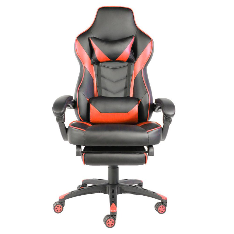 Fauteuil de jeu PC et de course, Rouge