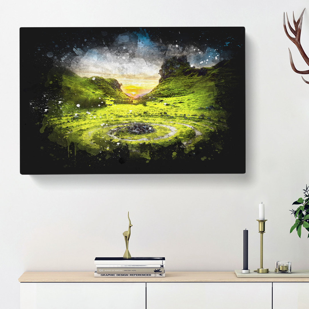 Fairy Glen At The Isle Of Skye - Wrapped Canvas