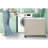 Modern Wicker Rolling Laundry Hamper with Handles-100969977