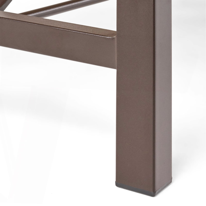 Table basse d'extérieur en bois d'acacia