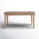Hillary 60" Solid Wood Farmhouse Dining Table