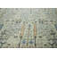 Tapis transitionnel en laine noué à la main 10 po x 14 pi 1 po Oushak-707633511-707633507