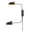 Lampe murale avec bras pivotant en acier à 2 lumières Breyanah