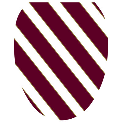 Adhésif décoratif pour siège de toilette College Stripes