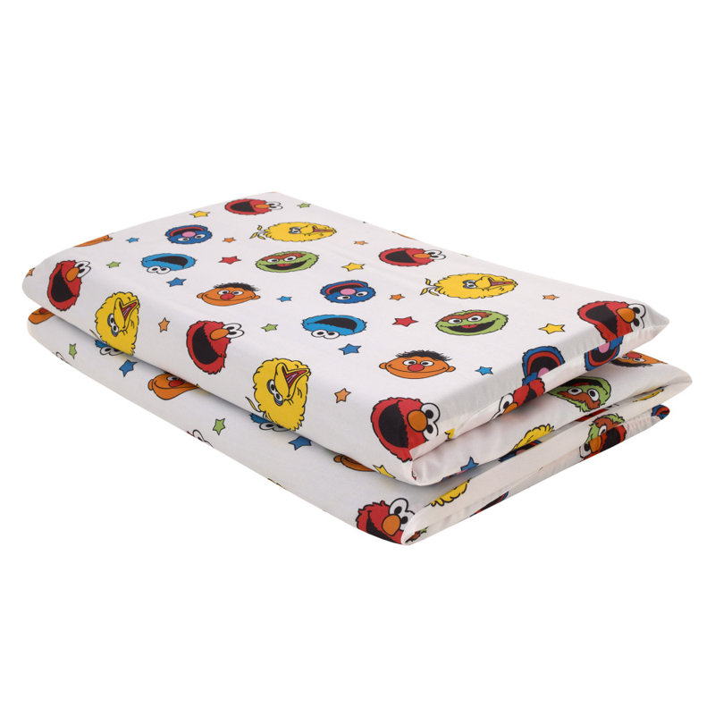 Sesame Street Come and Play Preschool Nap Pad Sheet