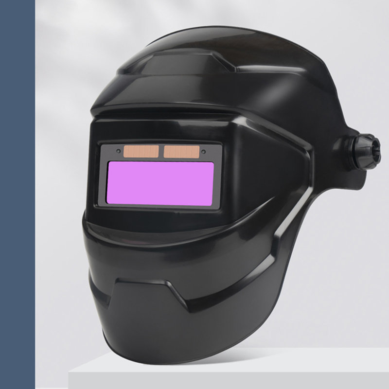Casque de soudage à énergie solaire à obscurcissement automatique LCD Bouclier de soudage transparent