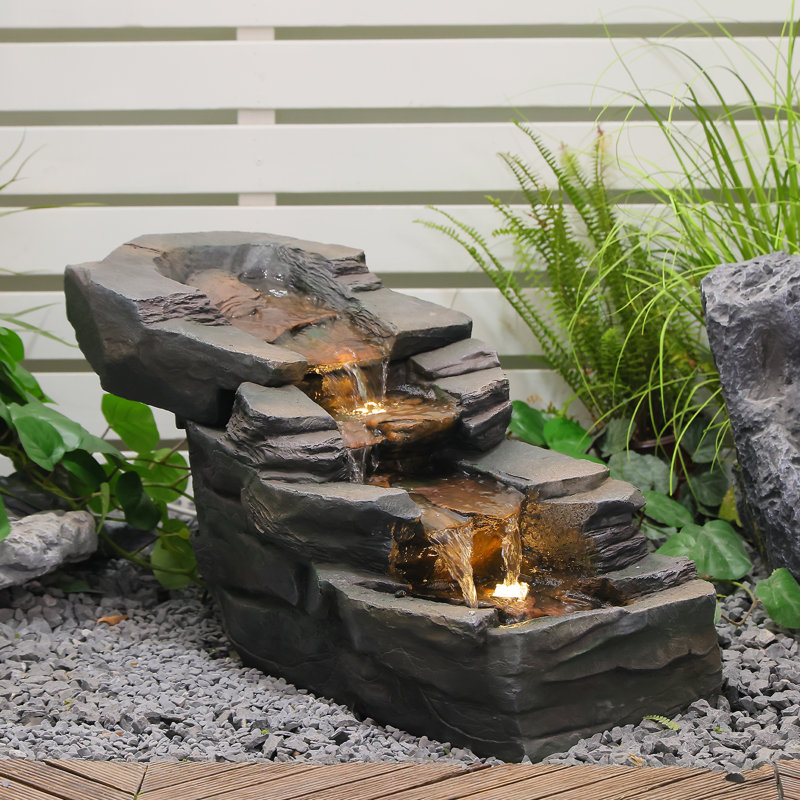 Handcrafted Outdoor Floor Fountain