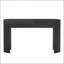 Console moderne avec design cannelé et plateau ovale-1488101583