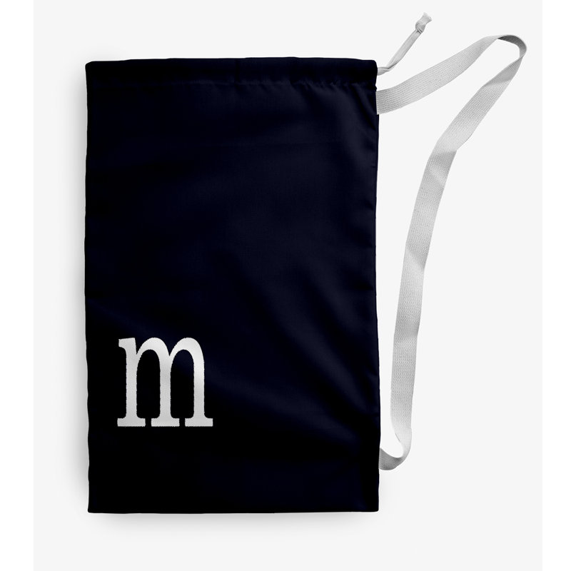 Fabric Laundry Bag with Handles, Blue, Small (29" H x 18" W)