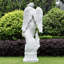 Statue de jardin 73,62 "Anges et chérubins avec base piédestal
