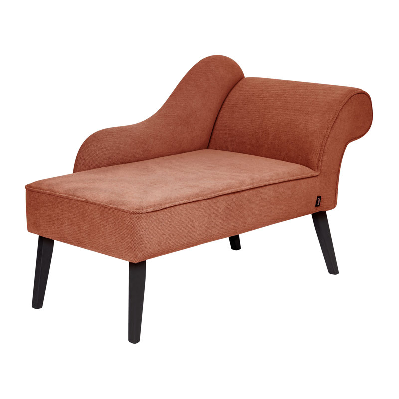 Ardeth Upholstered Chaise Lounge, Right Hand Facing, Red
