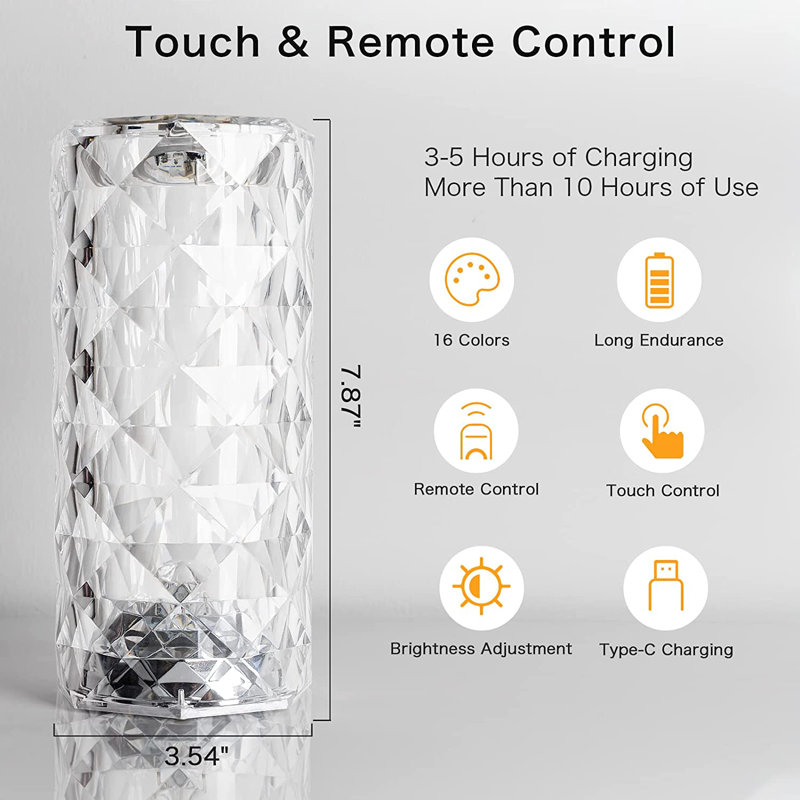 Darshell Acrylic USB Lamp