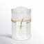 Mikasa Wavy Top LED Unscented Wavy Top Wax LED Candle