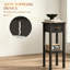 Table d'appoint compacte avec tiroir et tablette