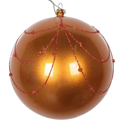 Candy Glitter Curtain Ball Ornament