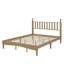 Grand lit plateforme en bois
