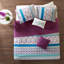 Ensemble de courtepointe réversible pour lit simple/simple XL avec coussins décoratifs