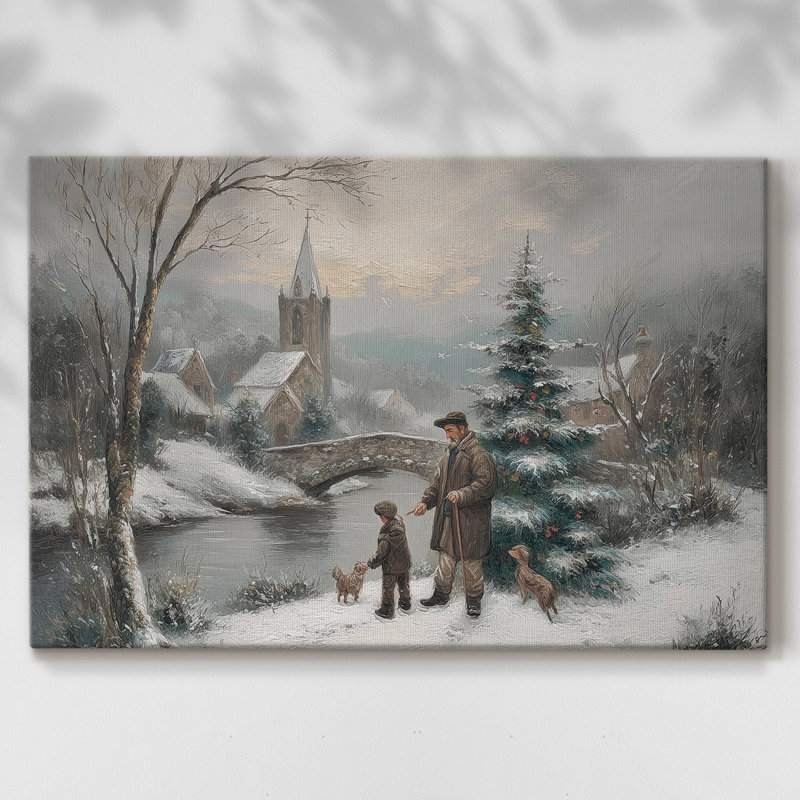 Mistletoe of Quiet Promise - Toile tendue avec châssis de qualité supérieure, H 27 po x l 18 po