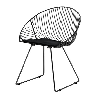 Sayers 47cm H Upholstered Windsor Back Side Chair in Silver