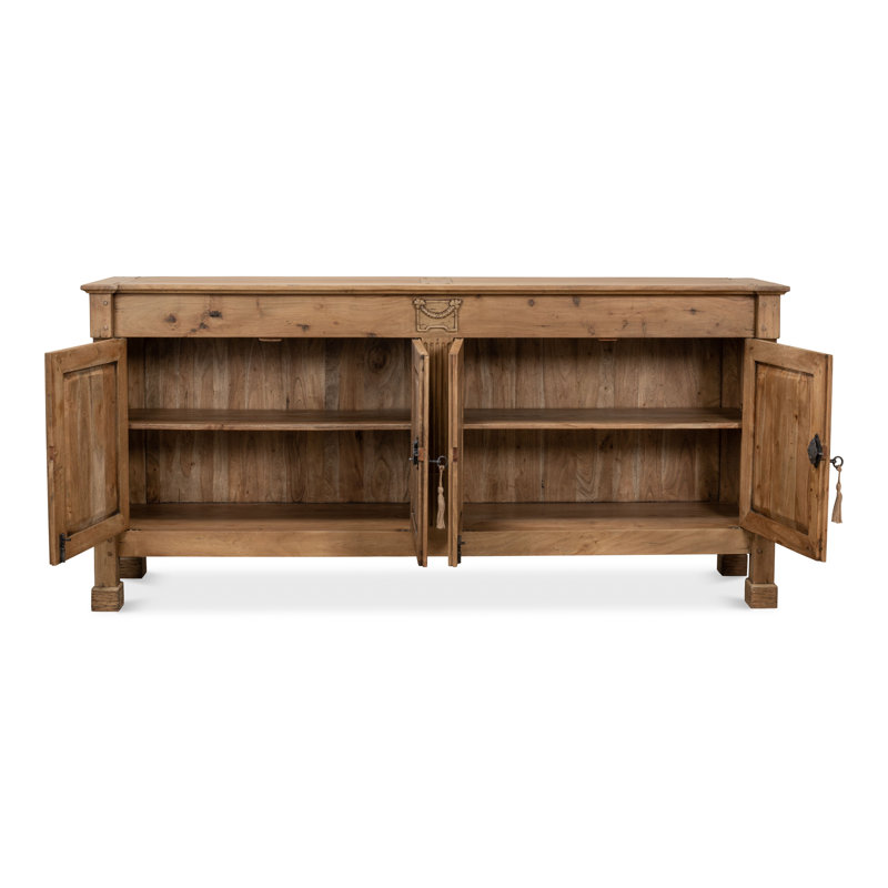 Carreiro 79'' Solid Wood Sideboard, Driftwood