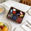 Plateau de rangement de panier de rangement Seagrass pour sachets de thé, dosettes de café, sachets de sucre et condiments