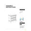 Table de chevet contemporaine 1Pc