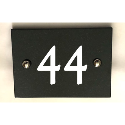 Brumby 10cm H Reflective Stone House Number