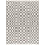 Gray Modern Shaggy Rug, Chequered Easy to Clean Rug For Living Room, Dining Room, Bedroom, Kitchen-1497199099