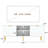 Modern Industrial TV Stand Media Console – Wood & Metal Frame, Open Storage & Cable Management-1707746668