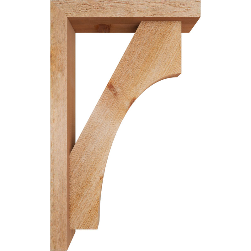 Support Westlake Block avec support décalé, 30 po x 18 po, Cèdre rouge occidental de l 4 po (scié brut)