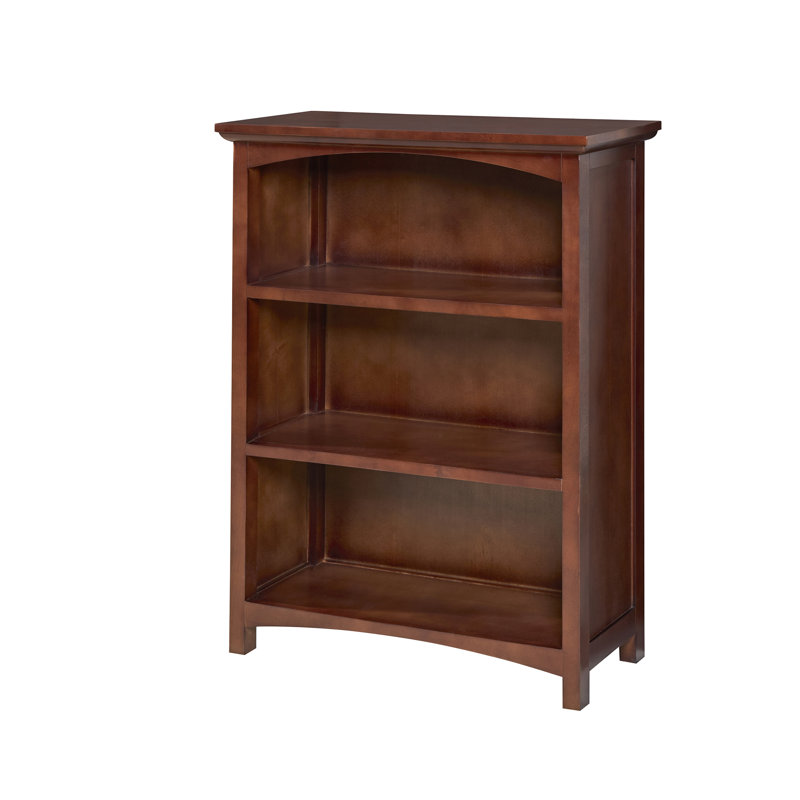 Sandisfield Solid Wood Bookcase, Coffee