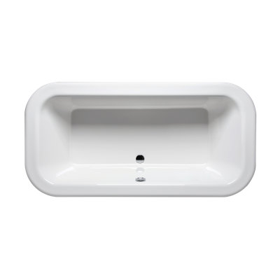 Pebble 72" x 36" Drop In Air Acrylic Bathtub