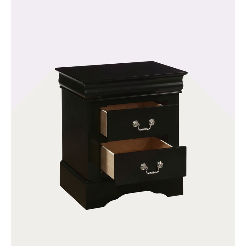 Table de chevet en bois de style Louis Philippe