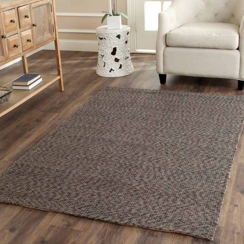 Auckland Jute/Sisal Black/Gray Area Rug