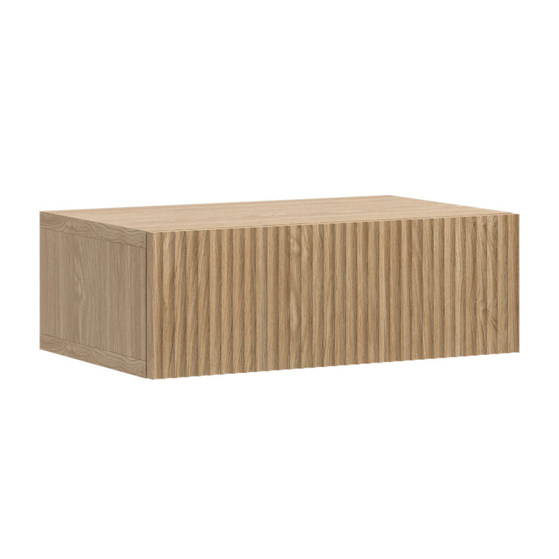 Cantey 50cm W Manufactured Wood Bedside Table