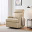 Fauteuil inclinable pivotant électrique Joris 30 po en cuir pleine fleur avec ports de chargement USB-A et USB-C-1728778602