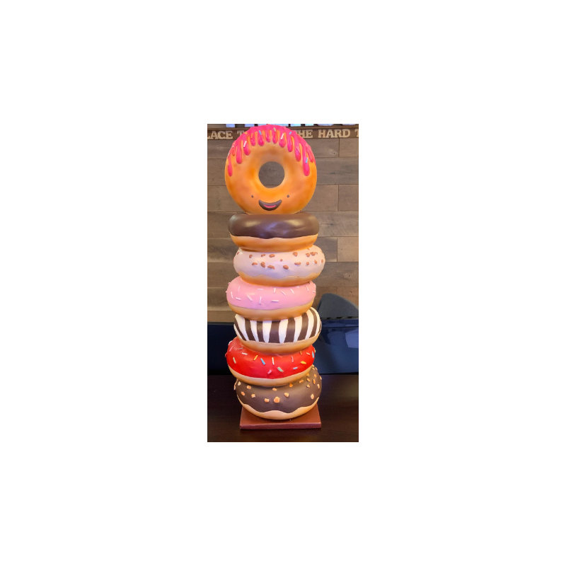 Jader Small Stacked Donuts Table Top Statue