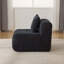 Chaise d'appoint avec repose-pieds, assise profonde et douce pour les espaces de vie modernes-120008642