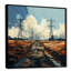 «Alytic Dessin of A Power Lines », art mural sur toile-97189457-134125891