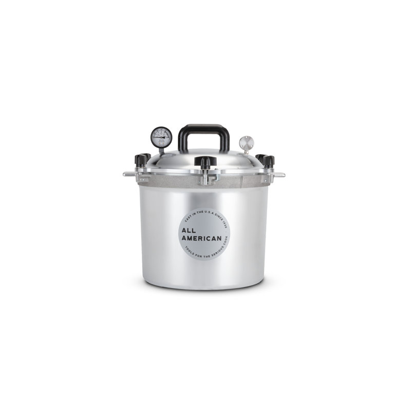 All American 1930 Pressure Cooker/Canner, Silver, 21.5 qt