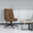 Elegant High-Back Reception Chair with Fabric Upholstery Adjustable Swivel Base Modern Design for Office Waiting Rooms and Reception Areas-107820876