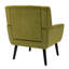 Fauteuil ergonomique en velours noir-2008374945