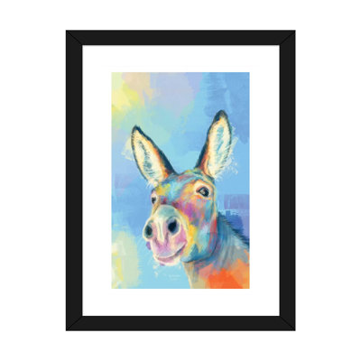 " Carefree Donkey " by Flo Art Studio